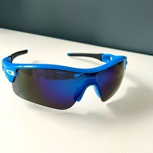 Oakley Blue Sports Sunglasses